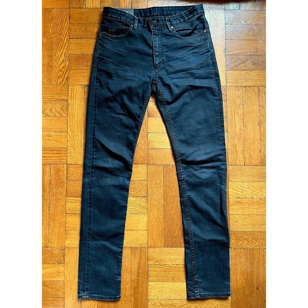 HOPE Ringstrand Soderberg Stockholm Sweden Jeans Womens 27 Waxed Y2K Grunge Punk